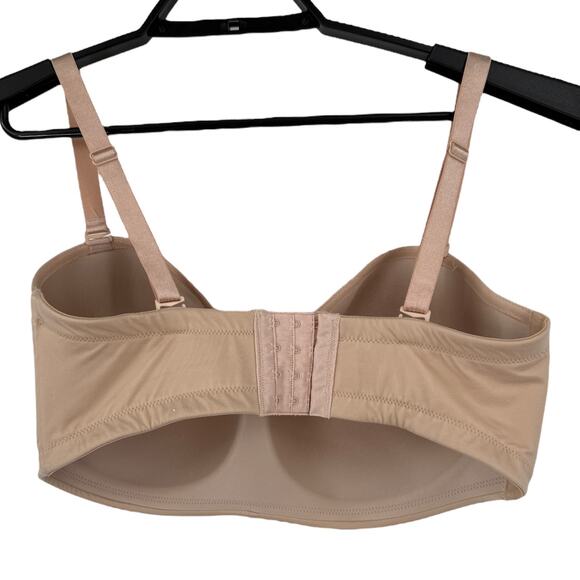 Wacoal 854372 Staying Power wire free strapless bra tan size 36DDD 36F - Picture 4 of 7
